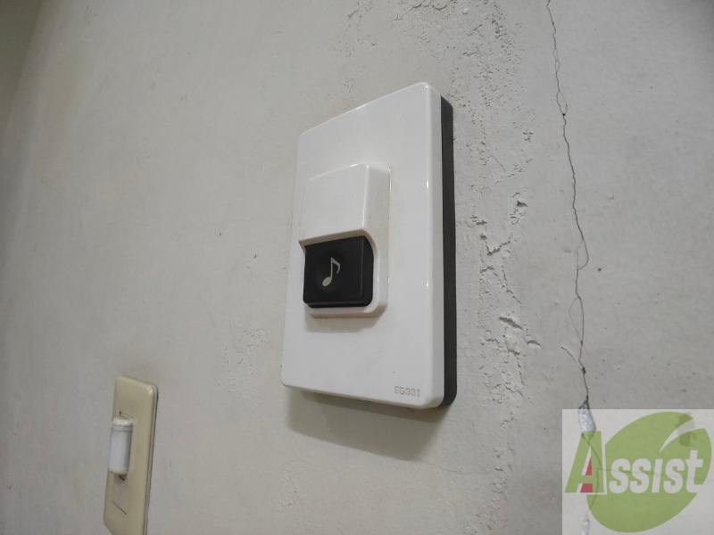 セキュリティ　チャイムで来客確認ができます。安心ですね。