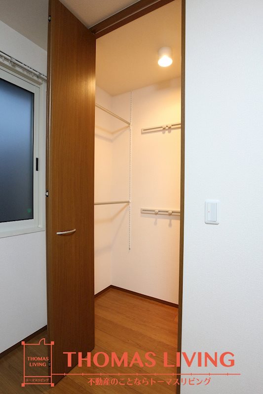 収納　大容量のウォークインクローゼット