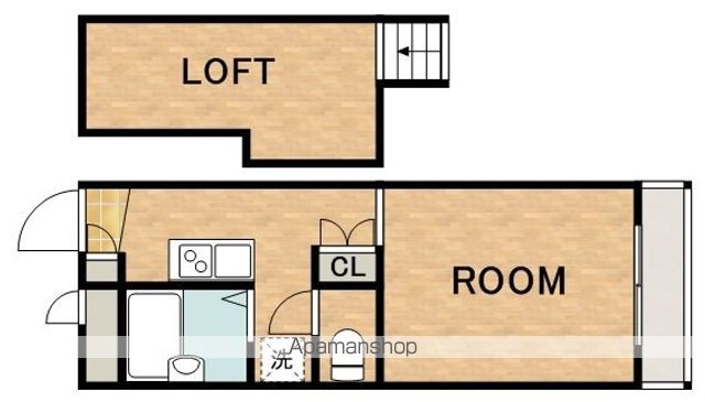 レオパレス東住吉の間取り写真