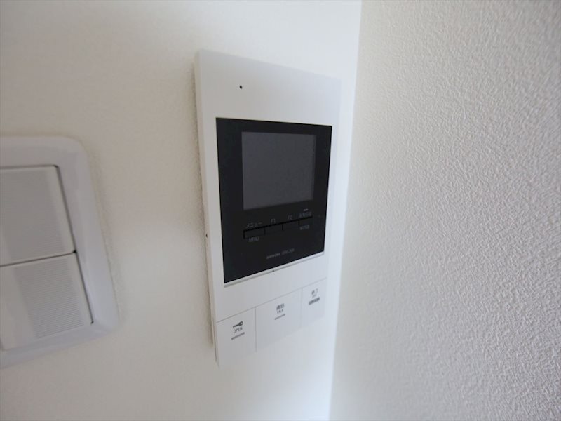 セキュリティ　TVモニター付インターホン　(同号室タイプ使用　イメージ)