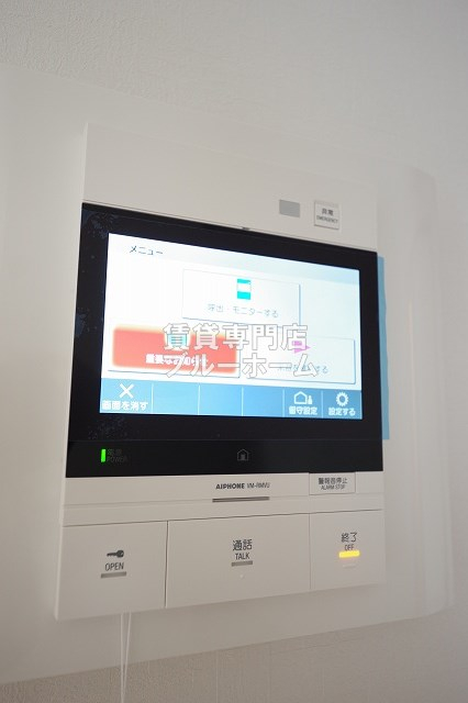 セキュリティ　モニター付きインターホン！