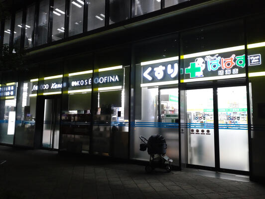 ドラックストア　どらっぐぱぱす晴海2丁目店（ドラッグストア）まで306m