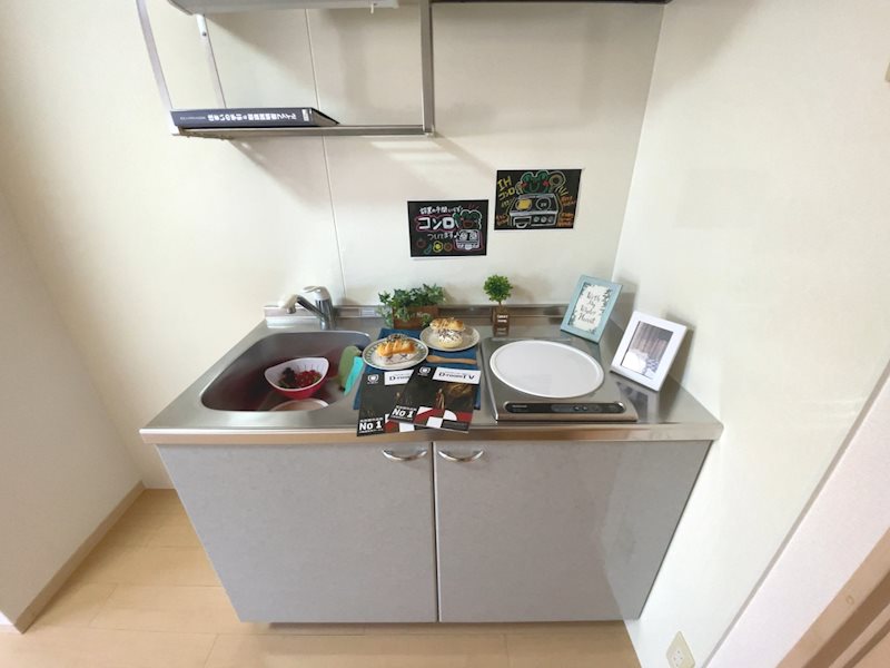 キッチン　コンパクトなミニキッチン