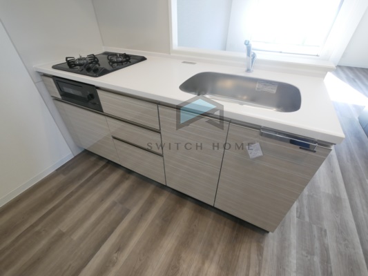 キッチン　グリル付きカウンターキッチン