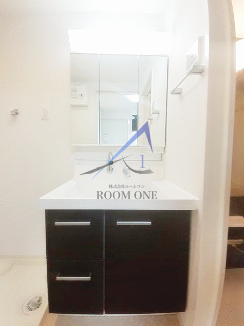 洗面設備　洗面台です。