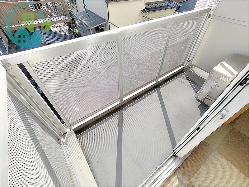 バルコニー　レオパレストライズ2（家具・家電付、仲介手数料不要）