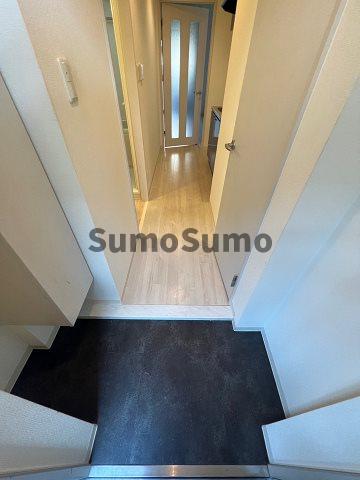 玄関　収納もある玄関です