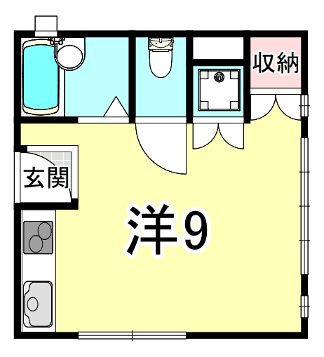 メイセイビルの間取り写真