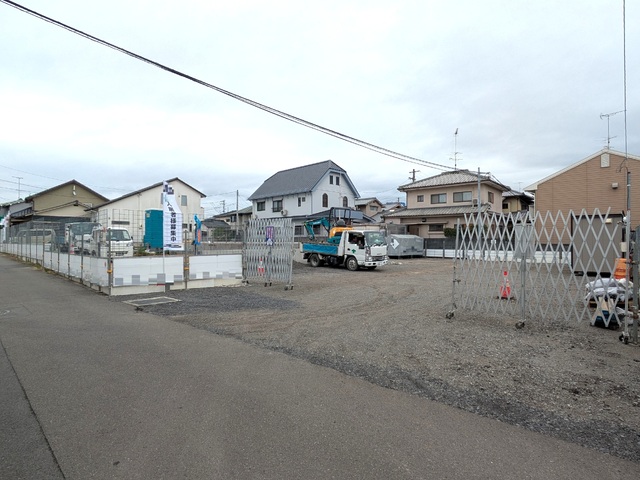 エントランス　建築中