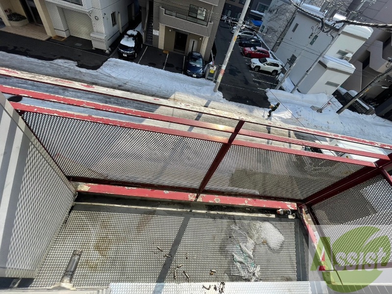 バルコニー　バルコニーです。洗濯物を干したり一息ついたりできますね！