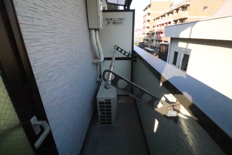 バルコニー　広いバルコニーになってます！