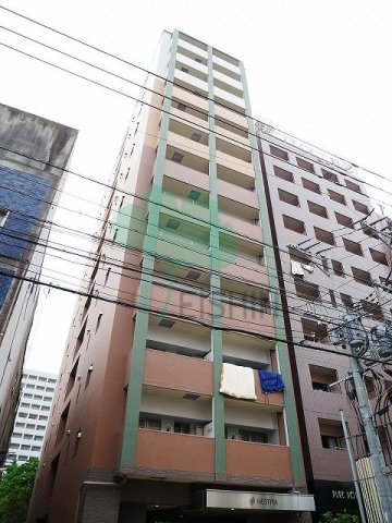建物外観　外観はタイル張りで高級感があります。