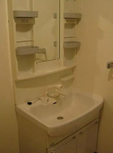 洗面設備　別タイプ部屋　参考写真です