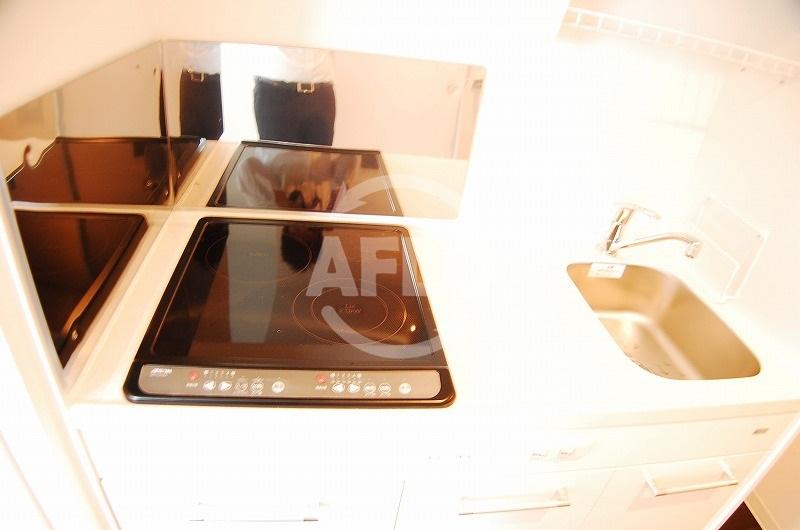 キッチン　ADWResidence松屋町　IH２口コンロ