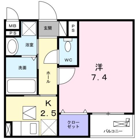 ALHOUSE南城戸の間取り写真