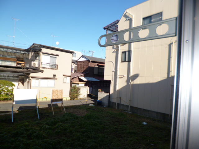 眺望　☆お天気の日はお外で洋服・自然乾燥☆
