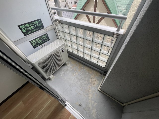 バルコニー　落ち着いた時間を過ごせるバルコニーです