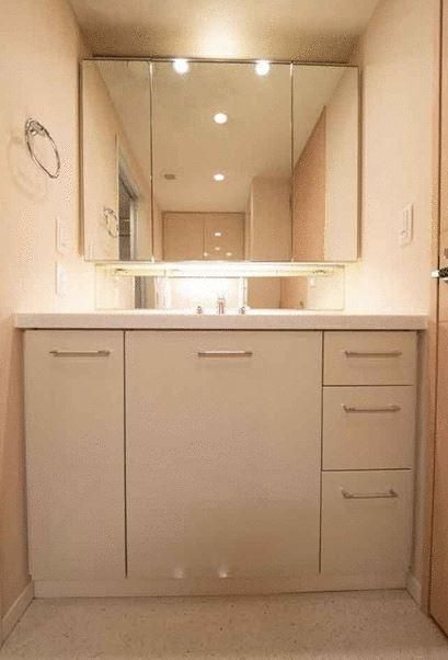 洗面設備　別タイプ部屋　参考写真です