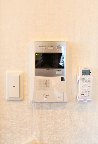 セキュリティ　急な来客時も安心ですね
