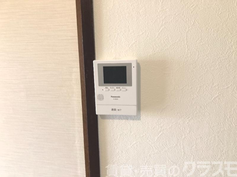 セキュリティ　来訪者が確認できるモニターホン♪