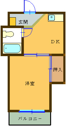 ヘリオス相互378方南町パートIの間取り写真