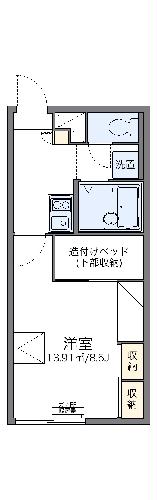 レオパレス丹頂の間取り写真