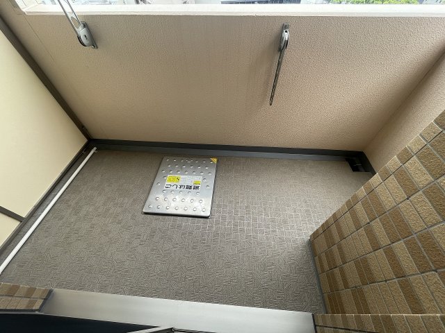 バルコニー　落ち着いた時間を過ごせるバルコニーです