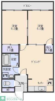 ライジングサンの間取り写真