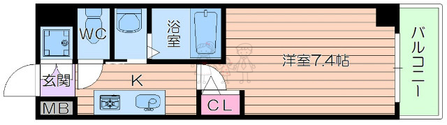 グランディール阪南町III番館の間取り写真