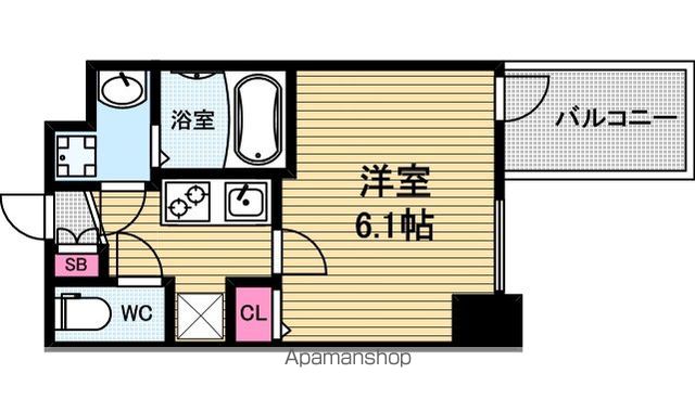 プレサンス上町台クレストの間取り写真