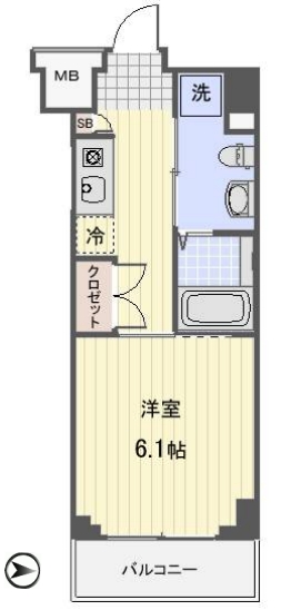 プロスペクト武蔵新城の間取り写真