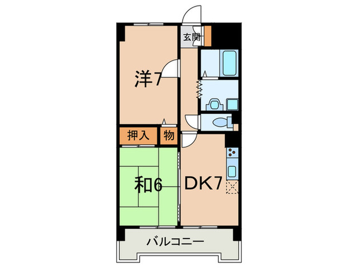 ハルズ羽坂の間取り写真