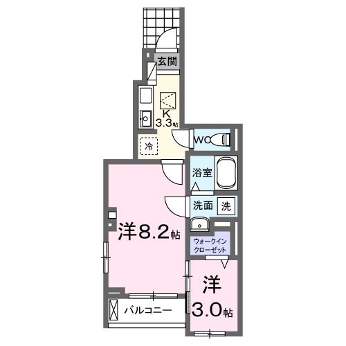 チェルシーの間取り写真