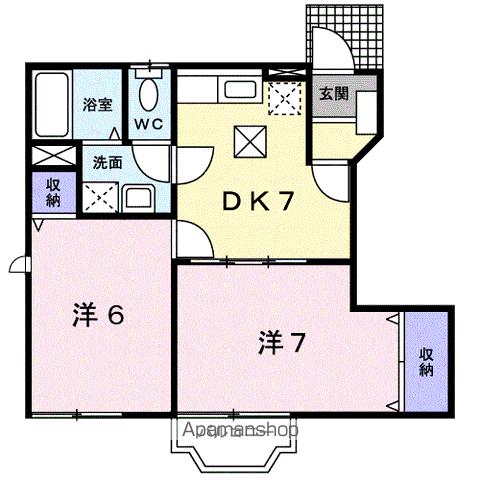 サンバティークメゾンヒロの間取り写真