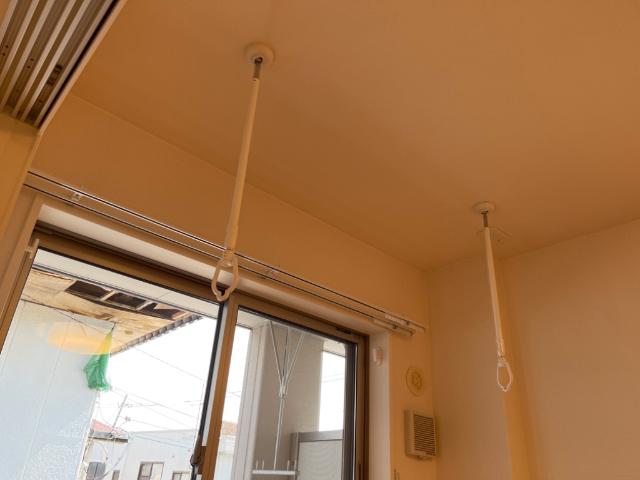 その他設備　室内物干し