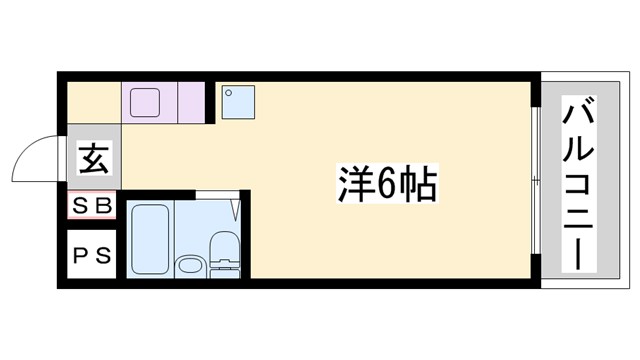 サニーパレス保城の間取り写真
