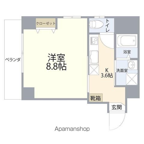 スカイピア若狭の間取り写真