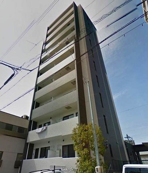 名古屋市中川区西日置町のマンションの建物外観