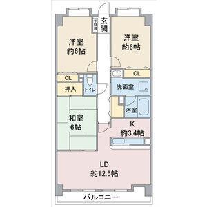 リーフマンション　グロリアスの間取り