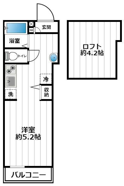 アレイ町屋の間取り