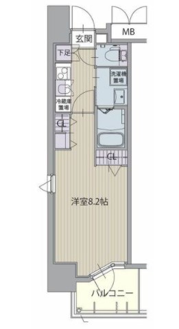 パルティール中村公園の間取り