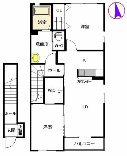 アージュK　積水の間取り