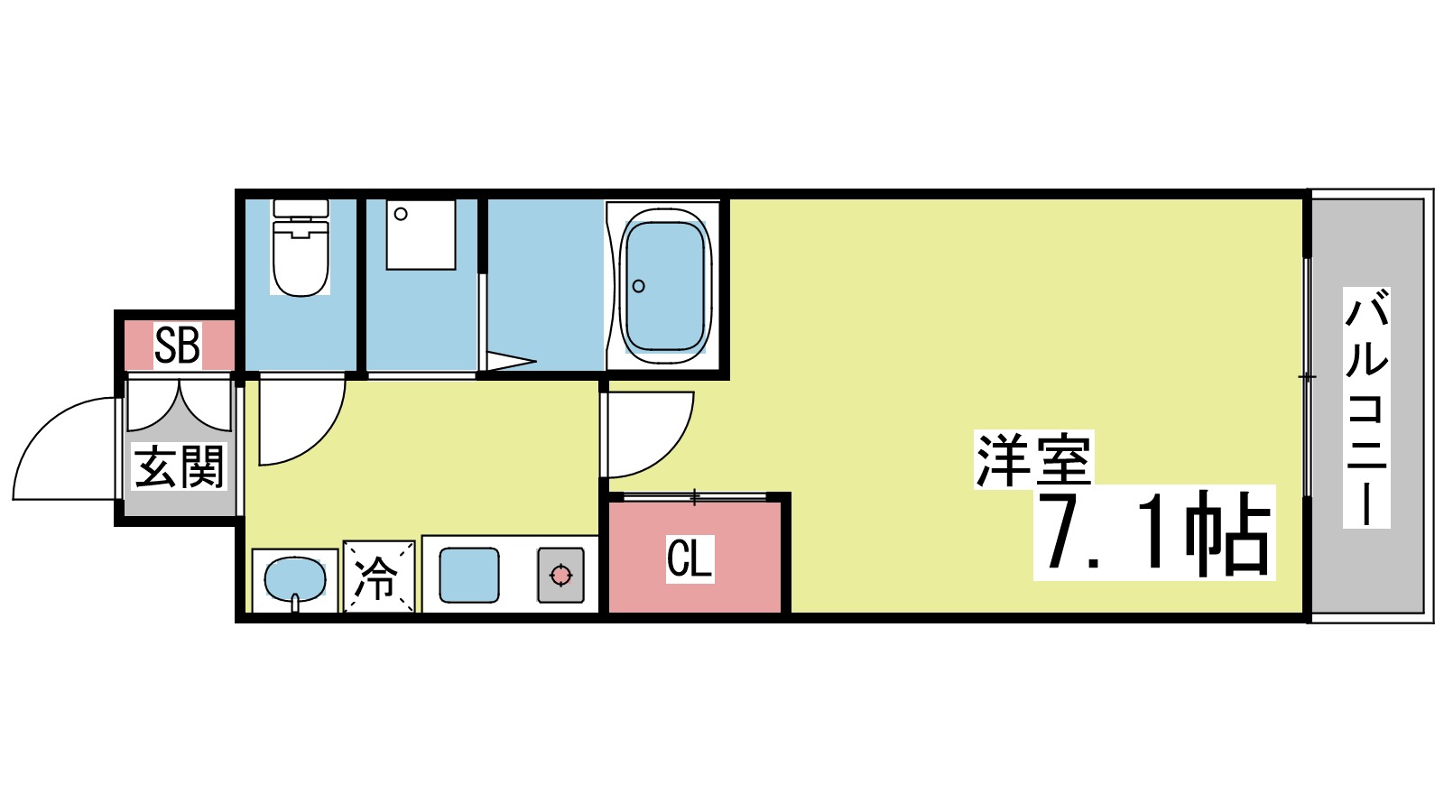 セファミ御影の間取り