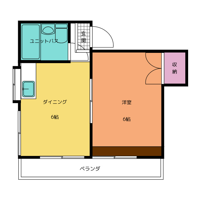 ルミネ山双の間取り