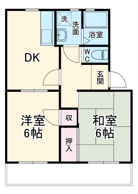 フォンテイン宮前の間取り