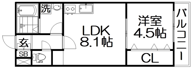 【グリーンティエラ枚方の間取り】