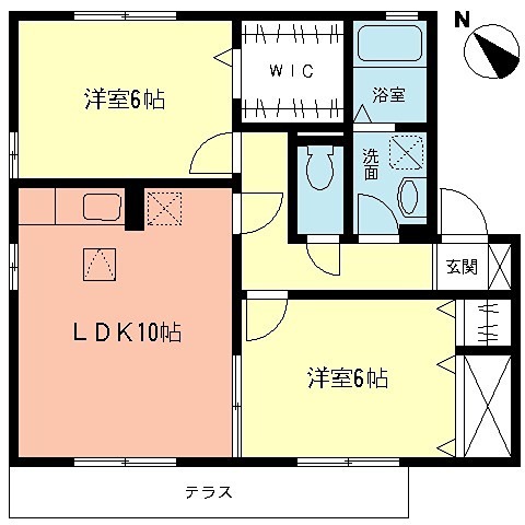 グリシーヌ湘南の間取り