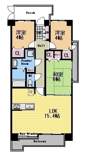 北千種パークハウスの間取り