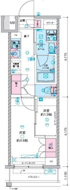 セジョリ池袋本町の間取り