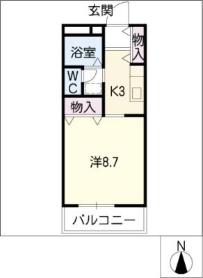 エスポワール月見の間取り